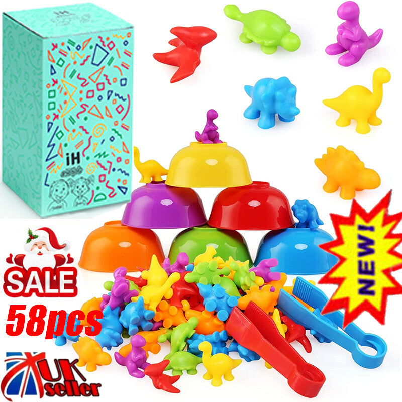Dinosaur Set 58PCS With Plastic Drum