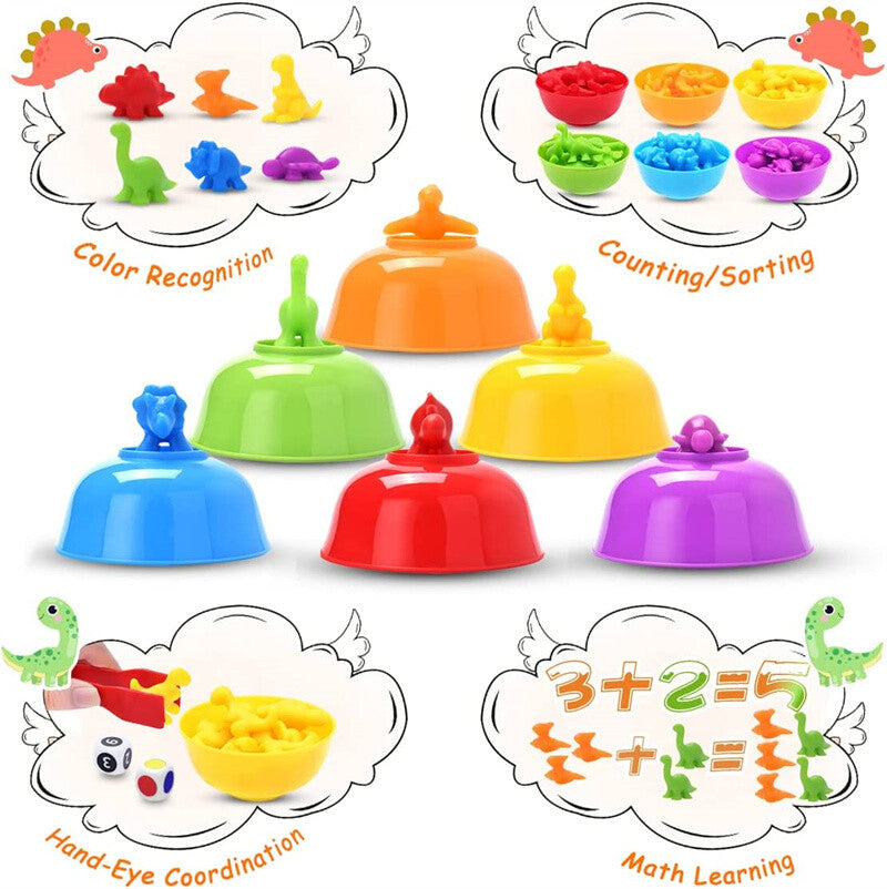 Dinosaur Set 58PCS With Plastic Drum